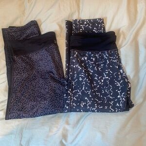 Under Armour Women's Capris - Black and Blue